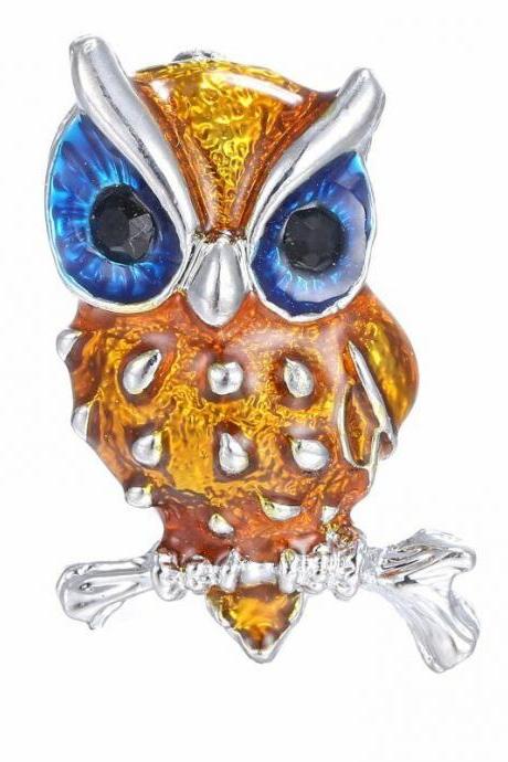 Fashion Rhinestone Crystal Animal Brooch Pin Women Gift B054
