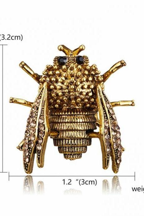 Fashion Rhinestone Crystal Animal Brooch Pin Women Gift B061