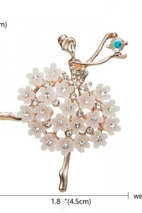 Fashion Rhinestone Crystal Animal Brooch Pin Women Gift B067