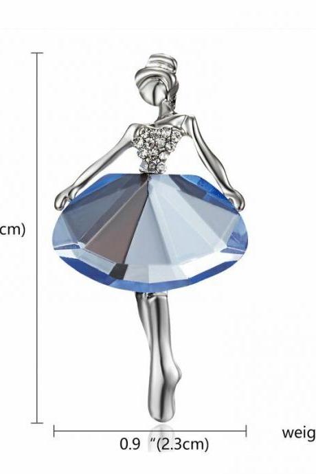 Fashion Rhinestone Crystal Animal Brooch Pin Women Gift B074