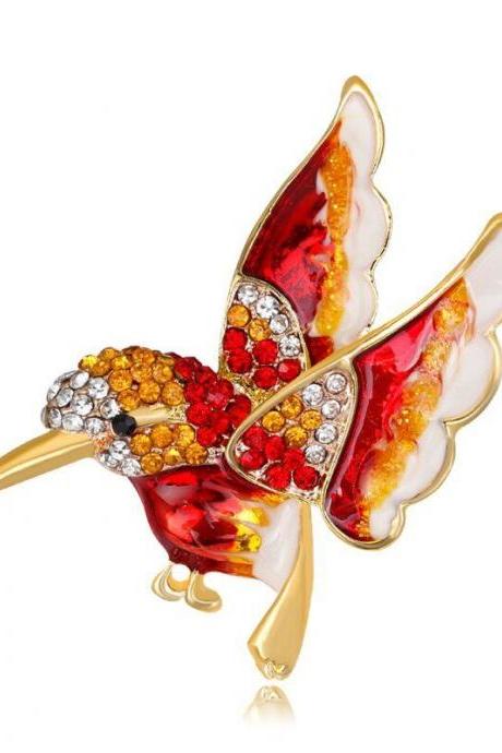 Crystal Pearl Animal Brooch Pin Wedding Bridal Jewellery B103