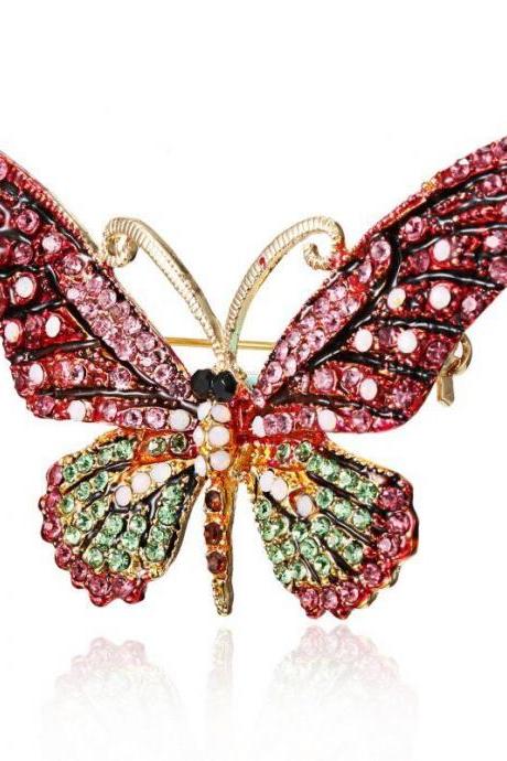 Crystal Pearl Animal Brooch Pin Wedding Bridal Jewellery B110