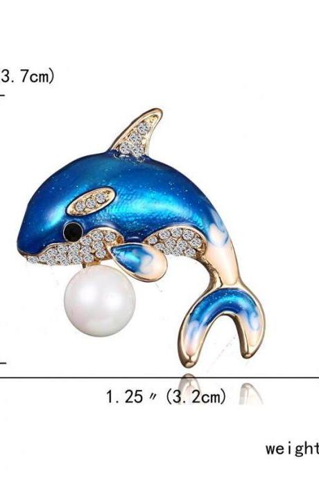 Crystal Pearl Animal Brooch Pin Wedding Bridal Jewellery B114