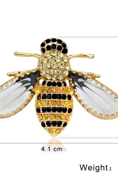 Crystal Pearl Animal Brooch Pin Wedding Bridal Jewellery B118