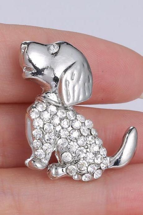 Crystal Pearl Animal Brooch Pin Wedding Bridal Jewellery B131