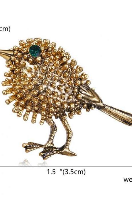 Crystal Pearl Animal Brooch Pin Wedding Bridal Jewellery B152