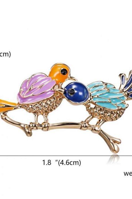 Crystal Pearl Animal Brooch Pin Wedding Bridal Jewellery B153