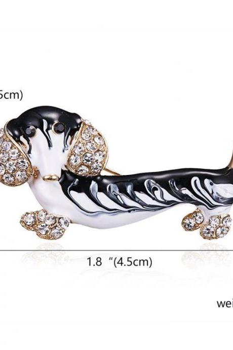 Crystal Pearl Animal Brooch Pin Wedding Bridal Jewellery B159