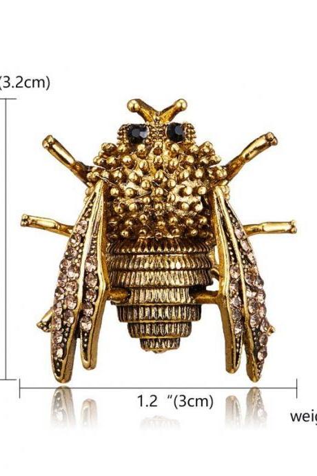 Crystal Pearl Animal Brooch Pin Wedding Bridal Jewellery B170