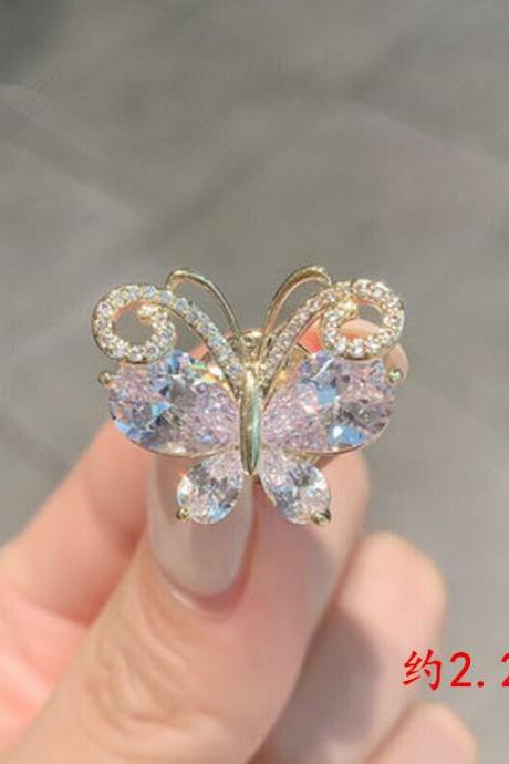 Colorful Crystal Flower Rhinestone Brooch Pin Fashion Women Jewelry B183