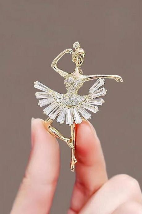 Fashion Zircon Crystal Brooch Pin Brooch Women Gift Jewelry B189