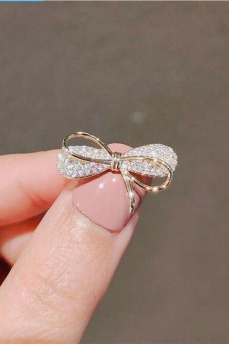 Fashion Zircon Crystal Brooch Pin Brooch Women Gift Jewelry B192