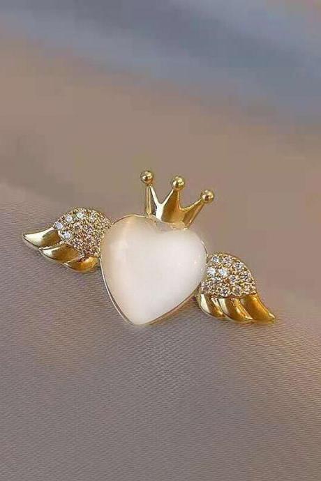 Fashion Zircon Crystal Brooch Pin Brooch Women Gift Jewelry B202