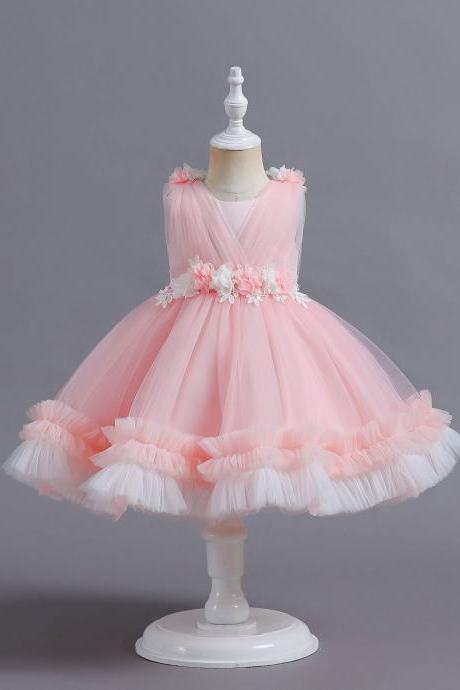 Princess Dress, Flower Girl Dress Fk35