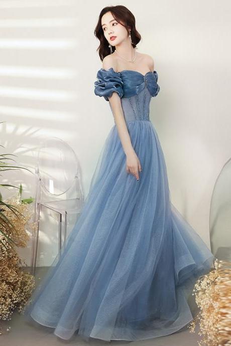 One Shoulder Simple Banquet Style Prom Dress Evening Dress Sa810
