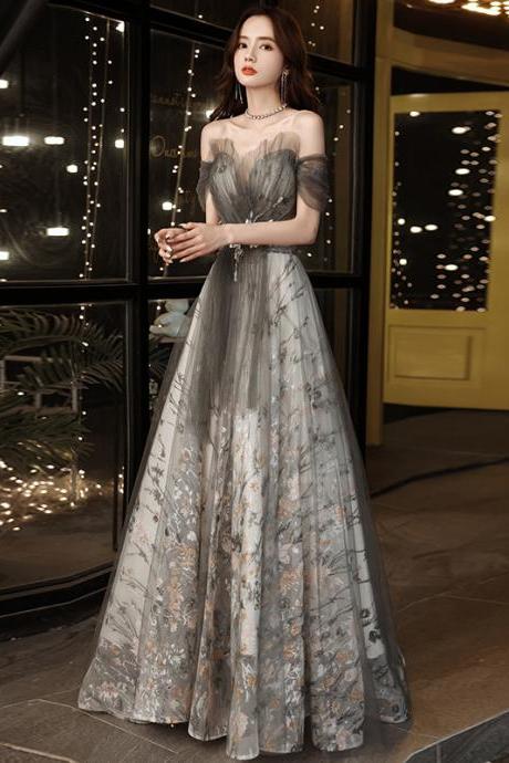 Hand Made Full Length Prom Dress Evening Dress Sa850