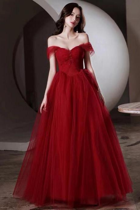 Red Prom Dress,formal Dress, Princess Party Dress, Charming Evening Gown Sa1263