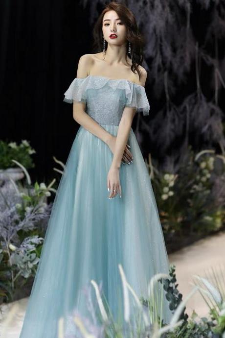 Evening Dress, Noble Elegant Prom Dress,formal Dress, Temperament Off Shoulder Party Dress Sa1267