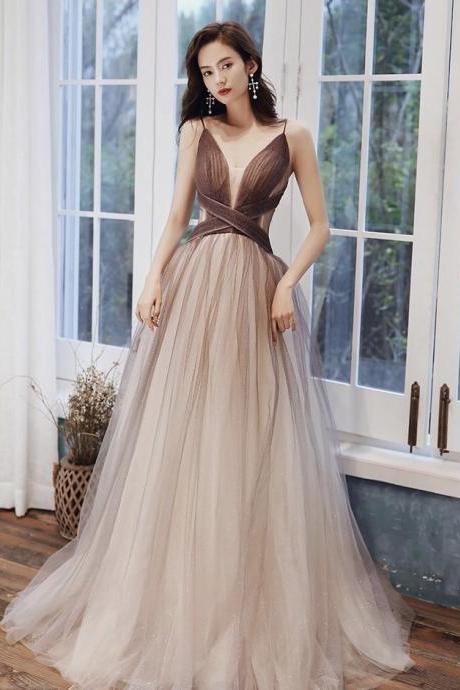 Spaghetti Strap Evening Dress,formal Dress Party Dress,sexy Prom Dress Sa1301