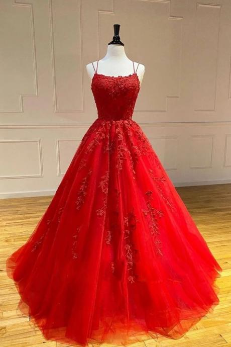 Sweetheart Neck Prom Dresses, Tulle Formal Dresses, Appliques Prom Dresses Sa1314