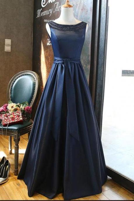 Elegant Prom Party Dress Satin Prom Dress Evening Dress Long Formal Dress Sa1753