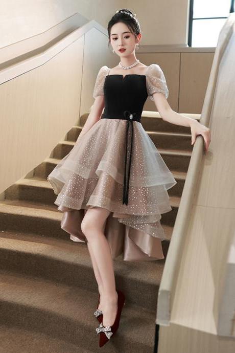 Hi-lo Prom Dress Formal Dress Evening Dress Sa1789
