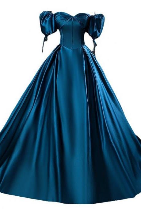 Blue Women Prom Dress Evening Dress Formal Dress Sa1801
