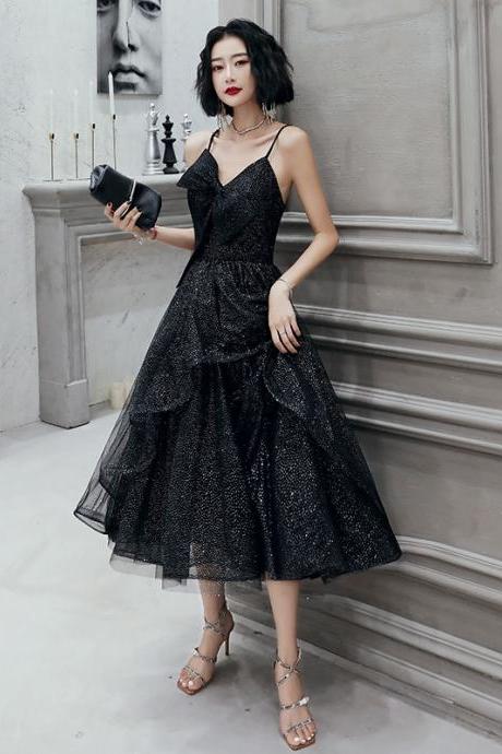 Sexy Black Short Prom Dress Evening Dress Sa1863