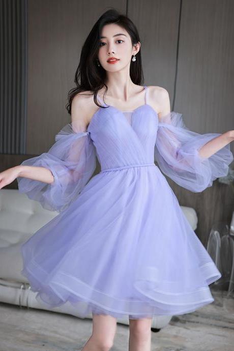 Tulle Short Prom Dress Formal Dress Homecoming Dress Sa2002