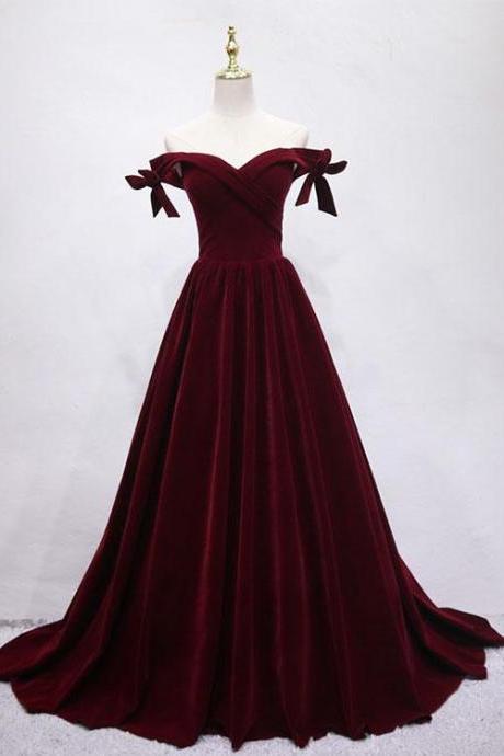 Long Prom Dress Off The Shoulder Formal Dress Evening Dress, Sa2449