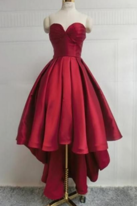 Satin Sweetheart Homecoming Dresses Formal Lace-up Junior Prom Dress Sa2559