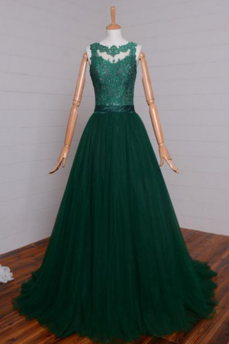 Green Prom Dresses Lace Formal Dress Evening Dress Sa2569