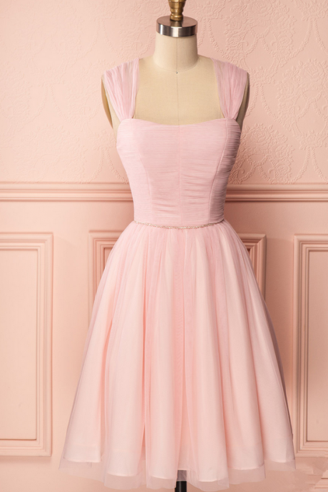 Short Pink Prom Dress Homecoming Formal Dress Sa2586