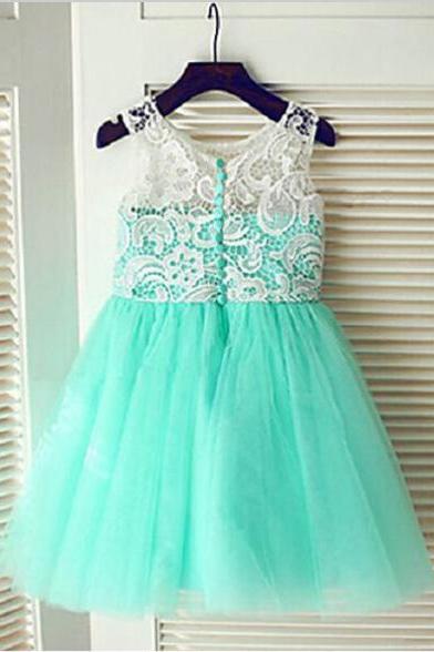 Real Flower Girl Dresses With Button Ball Party Pageant Dress For Wedding Little Girls Kids/children Communion Dress Kids33