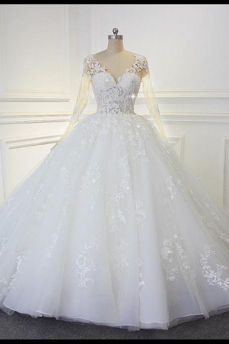 Luxury Shinny Beading Bling Bling Wedding Dress Actual Photos Sexy Transparent Bodice Bridal Dress Jd27