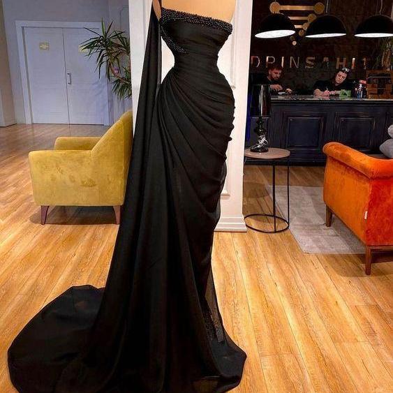 Gorgeous Sweetheart Mermaid Beading Long Prom Dress Evening Party Dress, DP4632 main image 0