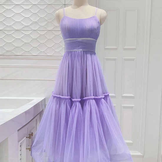 knee length dresses for ladies Maya Moody Lilac Embellished Halter Neck Midi Dress – Maya Deluxe main image 1