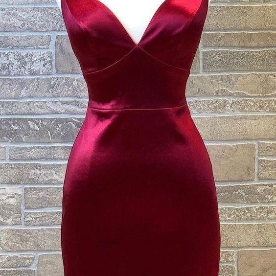 burgundy velvet bodycon dress Karina Velvet Strapless Satin Bubble Skirt Short Dress main image 0