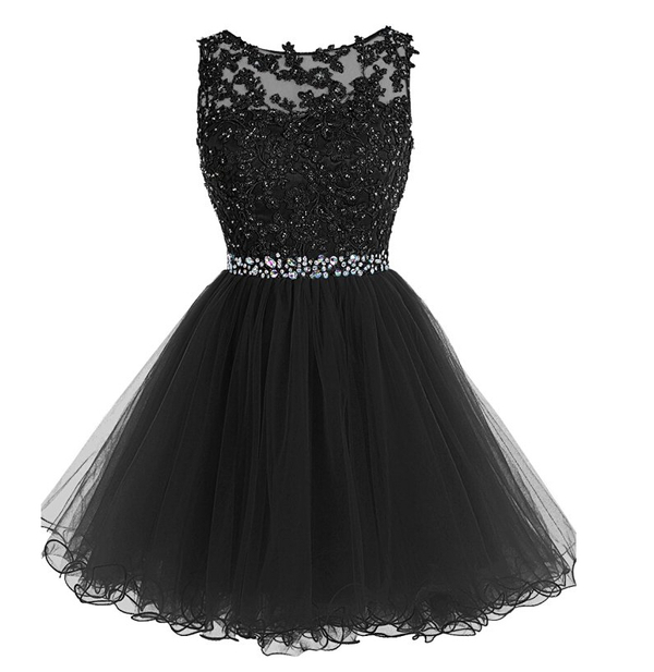 Black Homecoming Dress,Short Prom Dress,Graduation Party Dresses ...