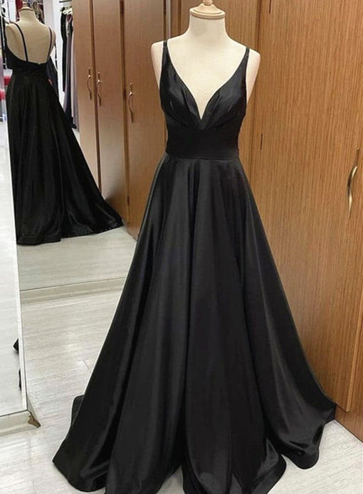 Stunning Black Sleeveless Full Length Evening Gown on Luulla