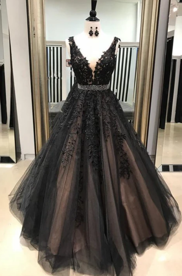 black sequin dresses Strapless Long Prom Dress Swatch Name|black Black lace fitted wedding Color:Rose